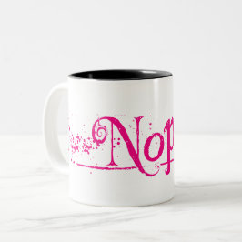 Caneca De Café Em Dois Tons Não. Só não.