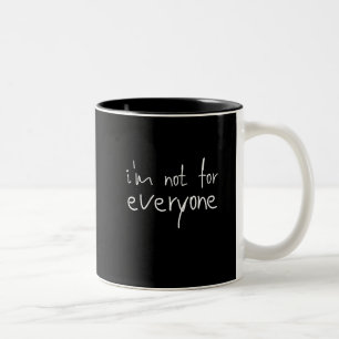 Caneca De Café Em Dois Tons Não sou para todos