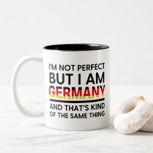 Caneca De Café Em Dois Tons Não Sou Perfeito Mas Sou Alemanha Engraçado