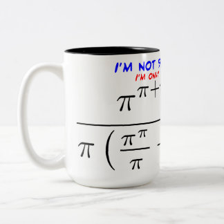 Caneca De Café Em Dois Tons Não tenho 50 anos!