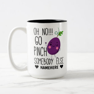 Caneca De Café Em Dois Tons Não! Vá Apertar Outra Pessoa