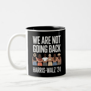 Caneca De Café Em Dois Tons Não Vamos Voltar Kamala Harris Waltz 24