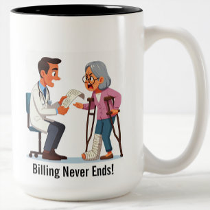 Caneca De Café Em Dois Tons Não vou PAGAR ISSO!