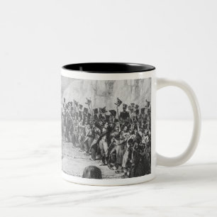 Caneca De Café Em Dois Tons Napoleon mim que retorno da Ilha de Elba
