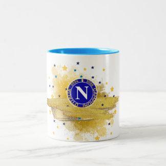 Caneca De Café Em Dois Tons Napoli campione d'Ialia 2025
