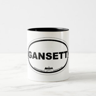 Caneca De Café Em Dois Tons Narragansett.