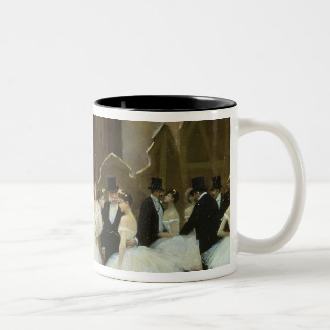 Caneca De Café Em Dois Tons Nas asas no teatro da ópera, 1889 (Direita)