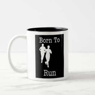Caneca De Café Em Dois Tons Nascer a executar