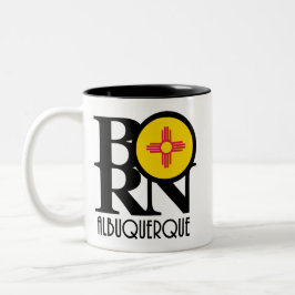 Caneca De Café Em Dois Tons NASCER Albuquerque 11oz