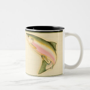Caneca De Café Em Dois Tons Nascer aos peixes