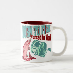 Caneca De Café Em Dois Tons Nascer aos peixes