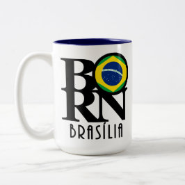 Caneca De Café Em Dois Tons NASCER Brasília 15oz