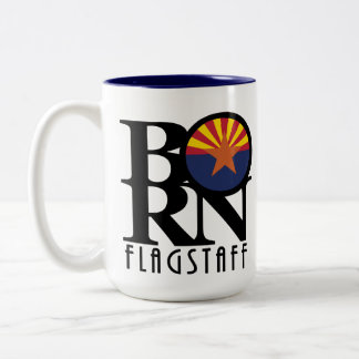 Caneca De Café Em Dois Tons NASCER Flagstaff Arizona 15oz