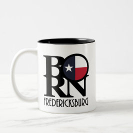 Caneca De Café Em Dois Tons NASCER Fredericksburg TX