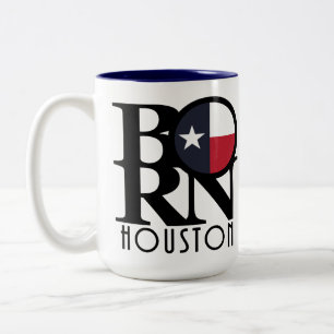 Caneca De Café Em Dois Tons NASCER Houston 15oz