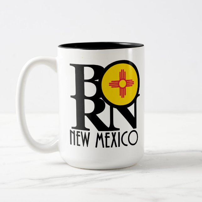 Caneca De Café Em Dois Tons NASCER Novo México (Esquerda)
