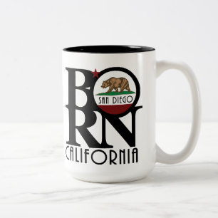 Caneca De Café Em Dois Tons NASCER San Diego 15oz