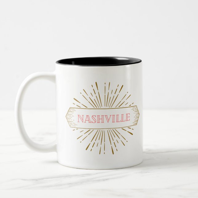 Caneca De Café Em Dois Tons Nashville (Esquerda)