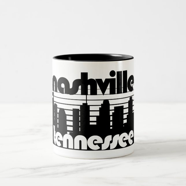 Caneca De Café Em Dois Tons Nashville Tennessee (Centro)