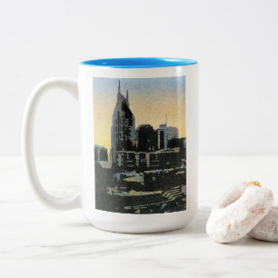 Caneca De Café Em Dois Tons Nashville Tennessee Café Mug