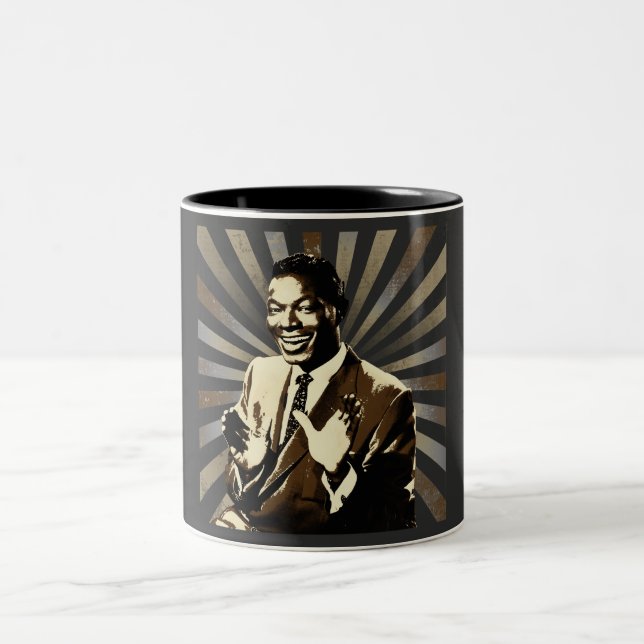 Caneca De Café Em Dois Tons Nat King Cole (Centro)