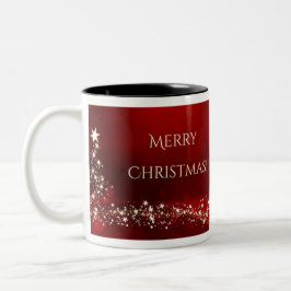Caneca De Café Em Dois Tons Natal