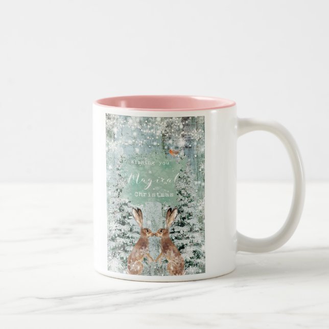 Caneca De Café Em Dois Tons natal (Direita)