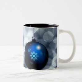 Caneca De Café Em Dois Tons Natal brilhante