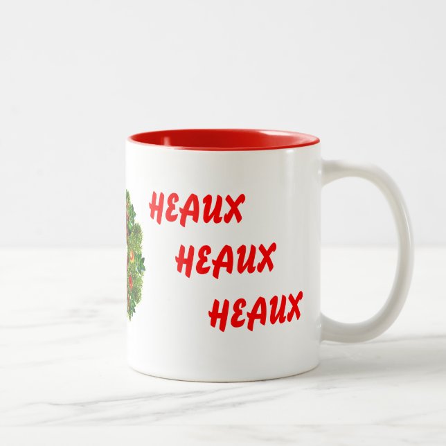 CANECA DE CAFÉ EM DOIS TONS NATAL DE CAJUN (Direita)