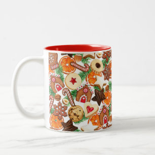 Caneca De Café Em Dois Tons Natal do deserto