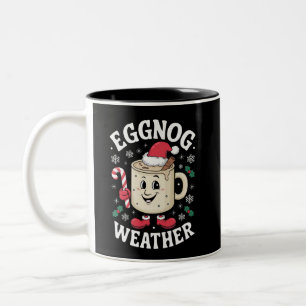 Caneca De Café Em Dois Tons Natal do Horário Eggen - Natal