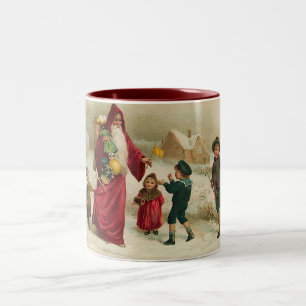 Caneca De Café Em Dois Tons Natal do pai