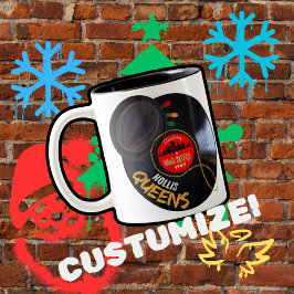 Caneca De Café Em Dois Tons Natal em Hollis Queens