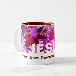 Caneca De Café Em Dois Tons Natal JESUS Personalizado