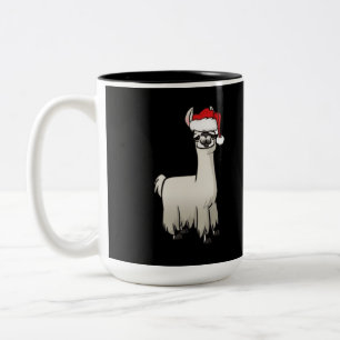 Caneca De Café Em Dois Tons Natal Lama