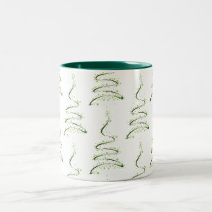 CANECA DE CAFÉ EM DOIS TONS * NATAL MOD* NATAL