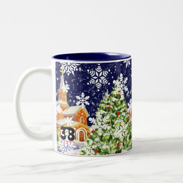 Caneca De Café Em Dois Tons Natal ortodoxo (Esquerda)
