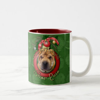 Caneca De Café Em Dois Tons Natal - plataforma os salões - Shar Peis
