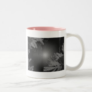 Caneca De Café Em Dois Tons Natal Poinsettia Black E Cinza II