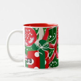 Caneca De Café Em Dois Tons Natal presente