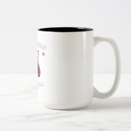 Caneca De Café Em Dois Tons National Bird of Manitoba Funny Winnipeg Mosquito 
