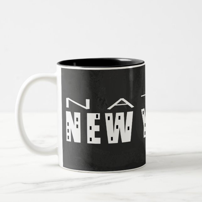Caneca De Café Em Dois Tons Native New Yorker black (Esquerda)