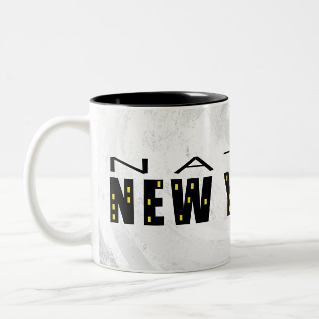 Caneca De Café Em Dois Tons Native New Yorker black (Esquerda)