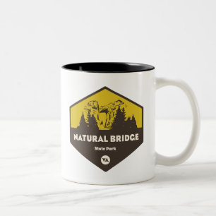 Caneca De Café Em Dois Tons Natural Bridge State Park, Virginia
