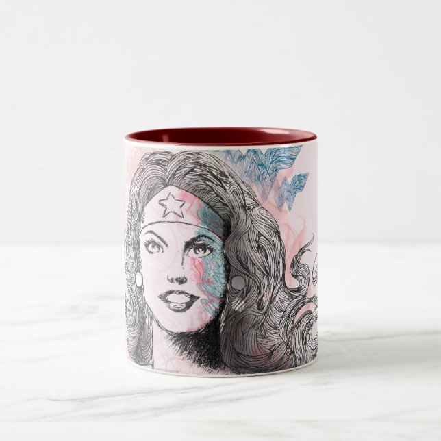 Caneca De Café Em Dois Tons Naturess Design 1 (Centro)