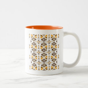 Caneca De Café Em Dois Tons Navajo
