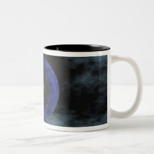 Caneca De Café Em Dois Tons Nave espacial do explorador 2