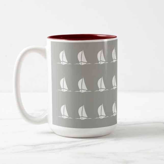 Caneca De Café Em Dois Tons Navegação (Esquerda)