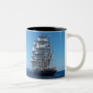 Caneca De Café Em Dois Tons Navio