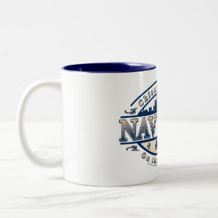 Caneca De Café Em Dois Tons Navy Pier Chicago